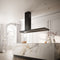 Island - 70'' (180cm) - black - 500 CFM