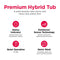 24" Hybrid Tub Dishwasher