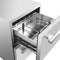 Como 24-Inch Indoor Outdoor Drawer Refrigerator, 4.87 cu.ft, Interior, Adjustable Shelves, LED Lighting