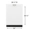 24" Panel Ready Built-In Dishwasher