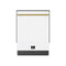 Romano Espresso 24-Inch Built-In Dishwasher, Finish, Tub, 49 dBA, Energy Star Certified
