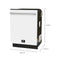 Romano Espresso 24-Inch Built-In Dishwasher, Finish, Tub, 49 dBA, Energy Star Certified