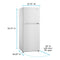 10.0 cu. ft. Apartment Size Refrigerator