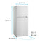 11.6 cu. ft. Apartment Size Refrigerator