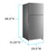 Frost-Free Apartment Size Refrigerator, 18.0 cu. ft.