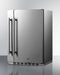 Shallow Depth 24" Wide Built-In All-Refrigerator With Slide-Out Storage Compartment