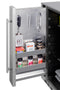 Shallow Depth 24" Wide Built-In All-Refrigerator With Slide-Out Storage Compartment