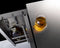 Shallow Depth 24" Wide Built-In All-Refrigerator With Slide-Out Storage Compartment