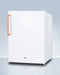 Compact All-Refrigerator with Antimicrobial Pure Copper Handle