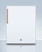 Compact All-Refrigerator with Antimicrobial Pure Copper Handle