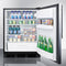 24" Wide Built-In All-Refrigerator, ADA Compliant