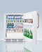 24" Wide Built-In All-Refrigerator with Antimicrobial Pure Copper Handle, ADA Compliant