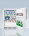 24" Wide All-Refrigerator with Antimicrobial Pure Copper Handle