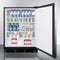 24" Wide Built-In All-Refrigerator, ADA Compliant