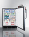 24" Wide All-Refrigerator with Speed Rail