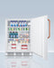 24" Wide Built-In All-Refrigerator with Antimicrobial Pure Copper Handle, ADA Compliant