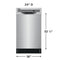 18" Stainless Steel Tub Dishwasher