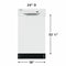 18" Stainless Steel Tub Dishwasher