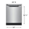 24" Stainless Steel Tub Dishwasher