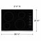 30" Electric Cooktop