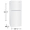 12 Cu. Ft. Garage Ready Top Freezer Apartment-Size Refrigerator