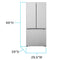Frost Free French Door Refrigerator, 17.5 cu. ft.