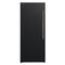 Maderno 28-Inch Convertible Upright Freezer/Refrigerator in with Antique Brass Handle, 13.6 cu.ft., Left Swing