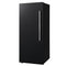 Maderno 28-Inch Convertible Upright Freezer/Refrigerator in with Antique Brass Handle, 13.6 cu.ft., Left Swing
