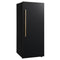 Maderno 28-Inch Convertible Freezer/Refrigerator in with Antique Brass Handle, 13.6 cu.ft. Right Swing