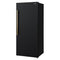 Maderno 28-Inch Convertible Freezer/Refrigerator in with Antique Brass Handle, 13.6 cu.ft. Right Swing