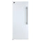 Maderno 28-Inch Convertible Upright Freezer/Refrigerator in with Antique Brass Handle, 13.6 cu.ft., Left Swing