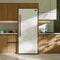 Maderno 28-Inch Convertible Freezer/Refrigerator in with Antique Brass Handle, 13.6 cu.ft. Right Swing