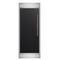 Maderno 28-Inch Built-In Convertible Refrigerator in with Antique Brass, 13.6 cu.ft, Left Swing, Decorative Grill, ENERGY STAR Certified