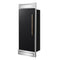 Maderno 28-Inch Built-In Convertible Refrigerator in with Antique Brass, 13.6 cu.ft, Left Swing, Decorative Grill, ENERGY STAR Certified