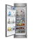 Maderno 28-Inch Built-In Convertible Refrigerator, 13.6 cu.ft, Left Swing, Decorative Grill, ENERGY STAR Certified