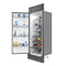 Maderno 28-Inch Built-In Convertible Refrigerator, 13.6 cu.ft, Left Swing, Decorative Grill, ENERGY STAR Certified