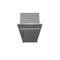 Maderno 28-Inch Built-In Convertible Refrigerator, 13.6 cu.ft, Right Swing, Decorative Grill, ENERGY STAR Certified