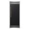 Maderno 28-Inch Built-In Convertible Refrigerator in with Antique Brass Handle, 13.6 cu.ft. Right Swing with Decorative Trim - 32-Inch Wide