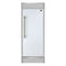 Maderno 28-Inch Built-In Convertible Refrigerator in White with Antique Brass Handle, 13.6 cu.ft. Right Swing with Decorative Trim - 32-Inch Wide