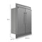 Maderno 2-28-Inch Wide Convertible Refrigerator/Freezer, Decorative Trim, 27.2 cu.ft, 84-Inch High, ENERGY STAR Certified