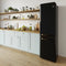 Storico 22-Inch Retro bottom freezer Fridge in , 9 cu.ft, copper-tone handle