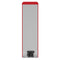 Storico 22-Inch Retro bottom freezer Fridge in Red, 9 cu.ft, silver handle