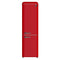 Storico 22-Inch Retro bottom freezer Fridge in Red, 9 cu.ft, silver handle