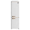 Storico 22-Inch Retro bottom freezer Fridge in , 9 cu.ft, copper-tone handle