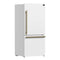 Milano Espresso 31-Inch Bottom Freezer Refrigerator, , 17.2 cu.ft Capacity, Energy Efficient