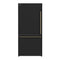 Milano Espresso 31-Inch Bottom Freezer Refrigerator, 17.2 Cu. Ft., Energy-Efficient, No Frost, Built-In Ice Maker