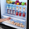 Milano Espresso 31-Inch Bottom Freezer Refrigerator, 17.2 Cu. Ft., Energy-Efficient, No Frost, Built-In Ice Maker