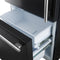 Milano Espresso 31-Inch Bottom Freezer Refrigerator, 17.2 Cu. Ft., Energy-Efficient, No Frost, Built-In Ice Maker