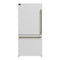Milano Espresso 31-Inch Bottom Freezer Refrigerator, 17.2 Cu. Ft., Energy-Efficient, No Frost, Built-In Ice Maker