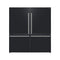 Milano 2-Piece 62-Inch Freestanding Dual Bottom Freezer Refrigerator in Black – 34.4 cu.ft, Touch Control, Ice Maker